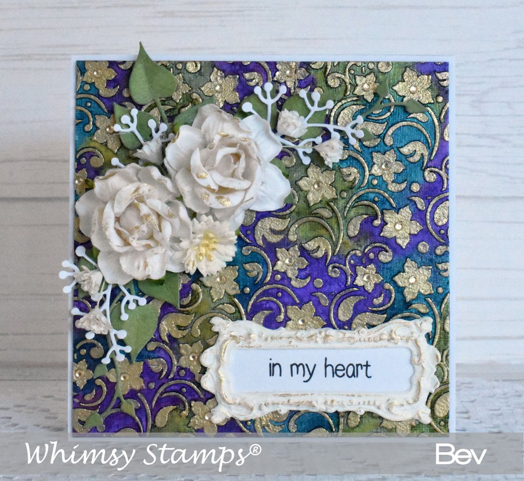 Flower Flourish Stencil Flower Flourish Stencil