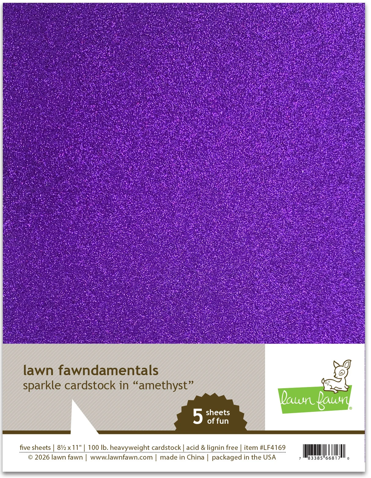 Amethyst - Sparkle Cardstock Amethyst - Sparkle Cardstock