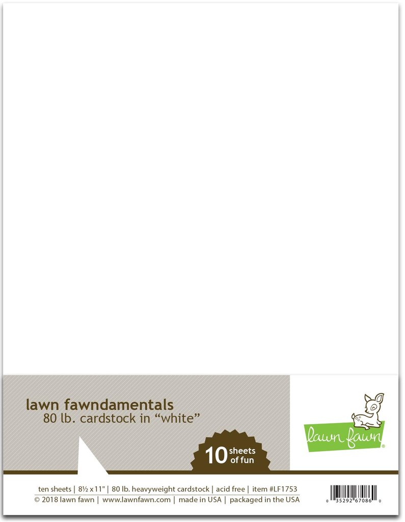 White - Cardstock