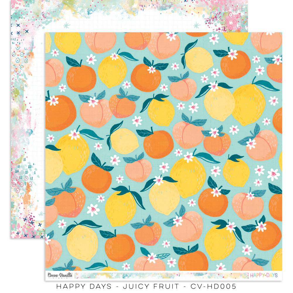 Juicy Fruit - HAPPY DAYS Paper 