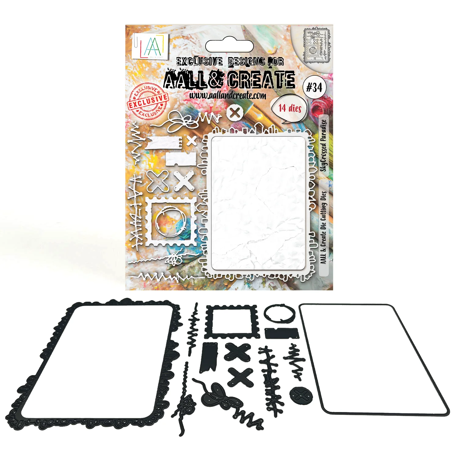 Skycrossed Paradise - #34 - Die-Cutting Die Set Skycrossed Paradise - #34 - Die-Cutting Die Set