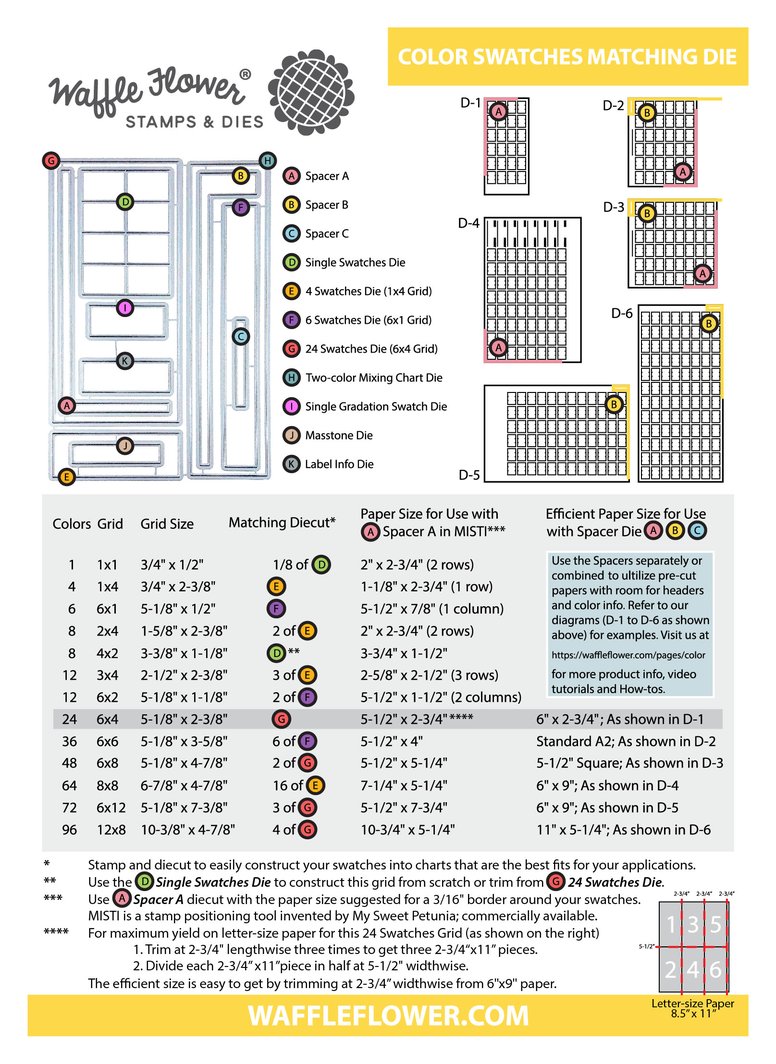 Color Swatches Matching - Die
