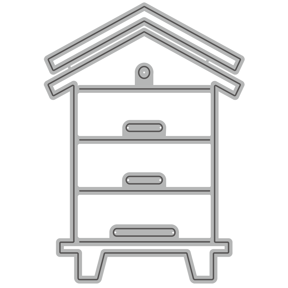 Bee Hive Box - Honey Cuts Bee Hive Box - Honey Cuts