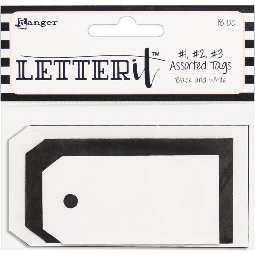 Ranger Letter It Tag Assortment 18/Pkg