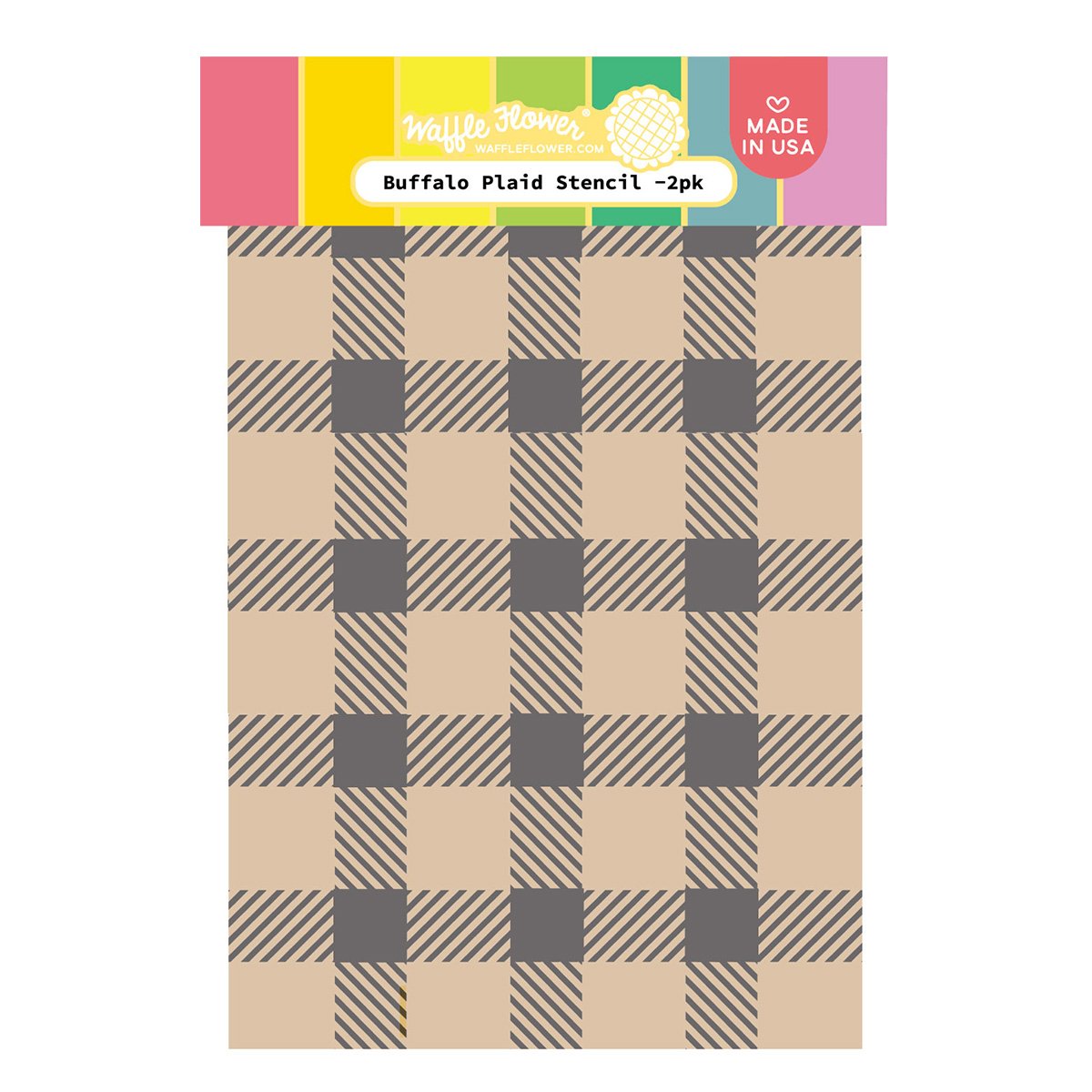 Buffalo Plaid - Stencil