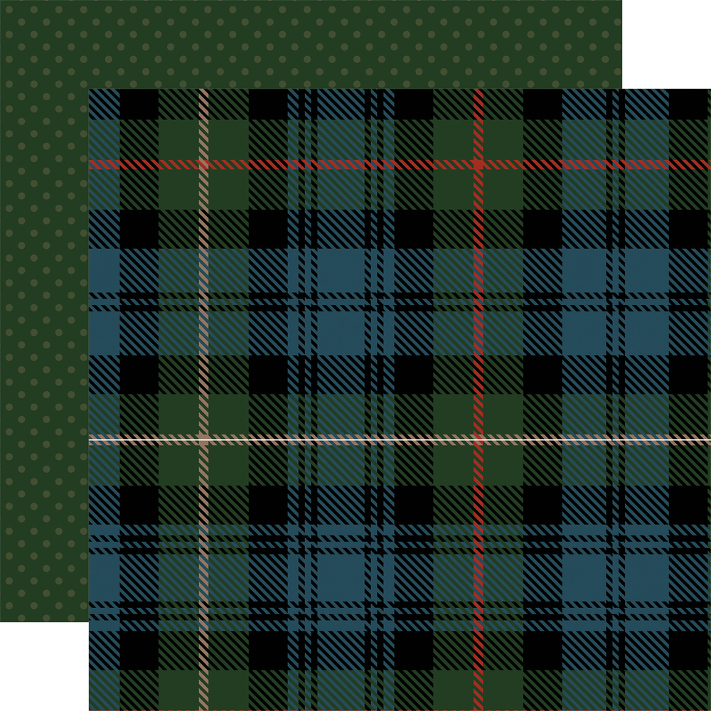 Cozy Plaid - Let it Snow - Carta Bella