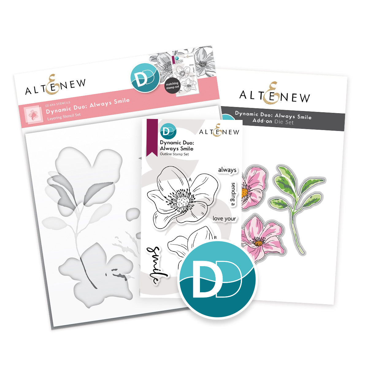 Dynamic Duo: Always Smile & Add-on Die Bundle Dynamic Duo: Always Smile & Add-on Die Bundle
