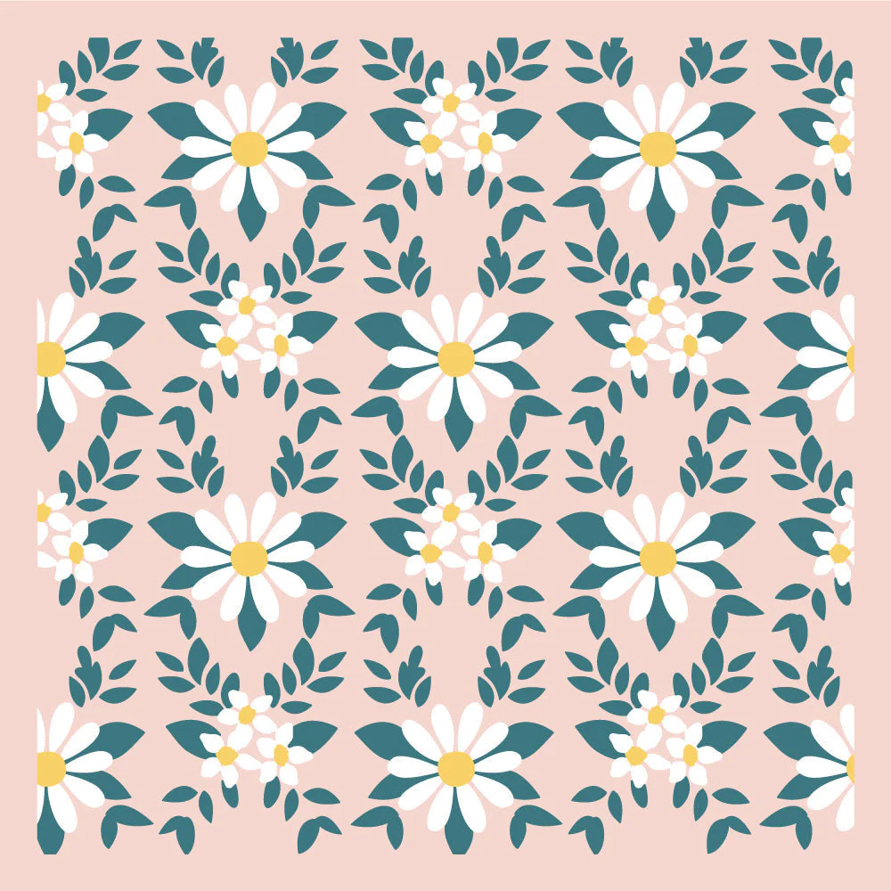Daisy Lattice - Set Of 4 Layering Background Stencils