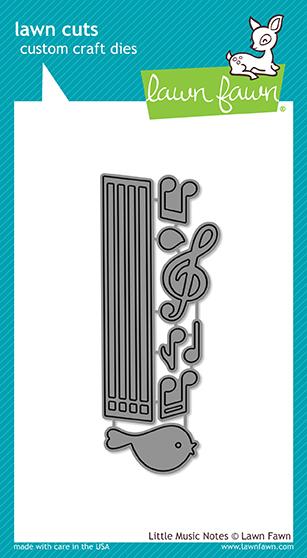 Little Music Notes - Lawn Cuts Little Music Notes - Lawn Cuts