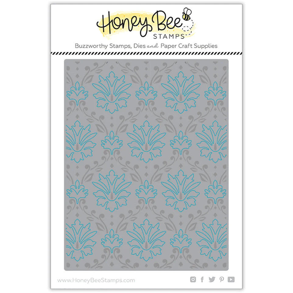 Damask A2 Cover Plate - Honey Cuts