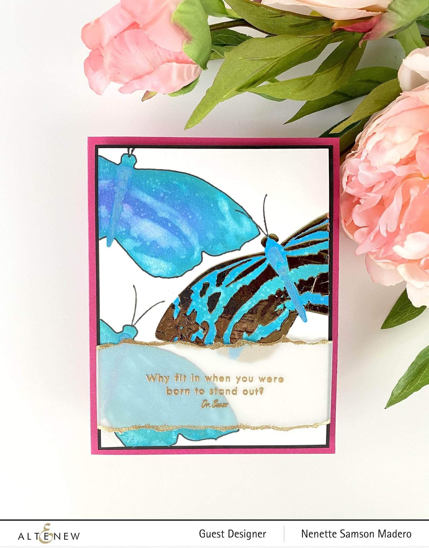 Tranquil Wings - Stencil