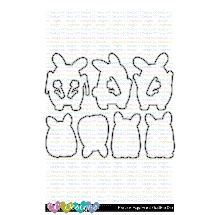 Easter Egg Hunt - Outline Metal Die