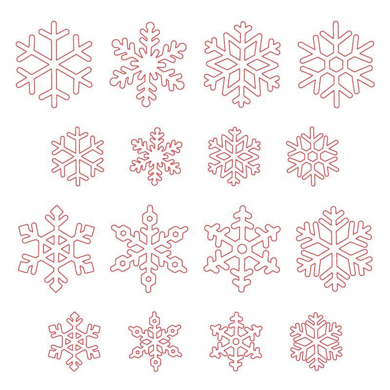 Layering Snowflakes - Honey Cuts