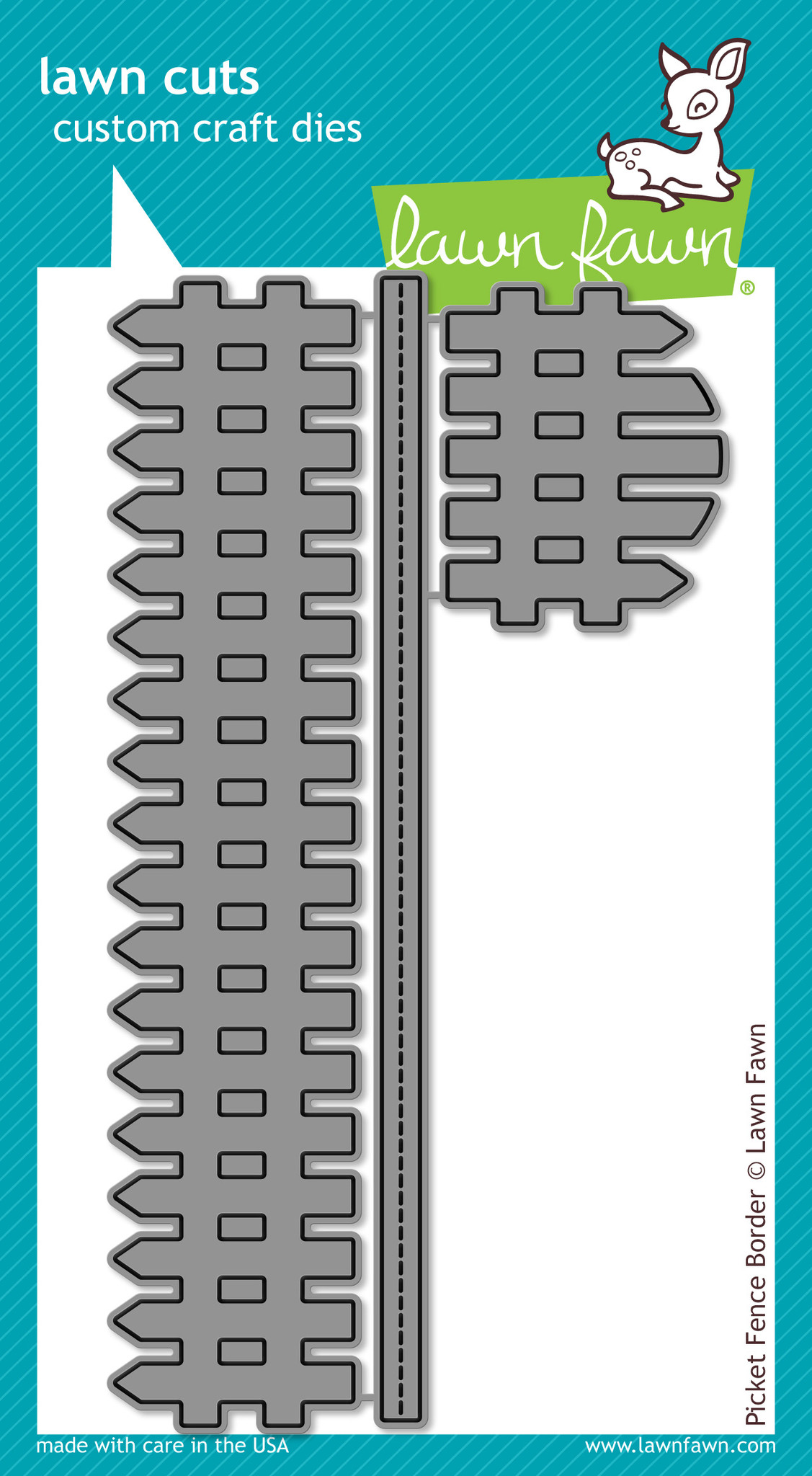 Picket Fence Border- lawn cuts