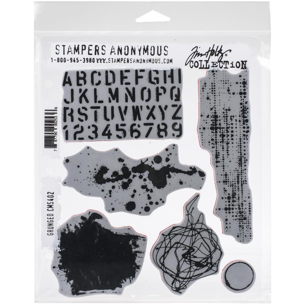 Grunged - Tim Holtz Cling Stamps