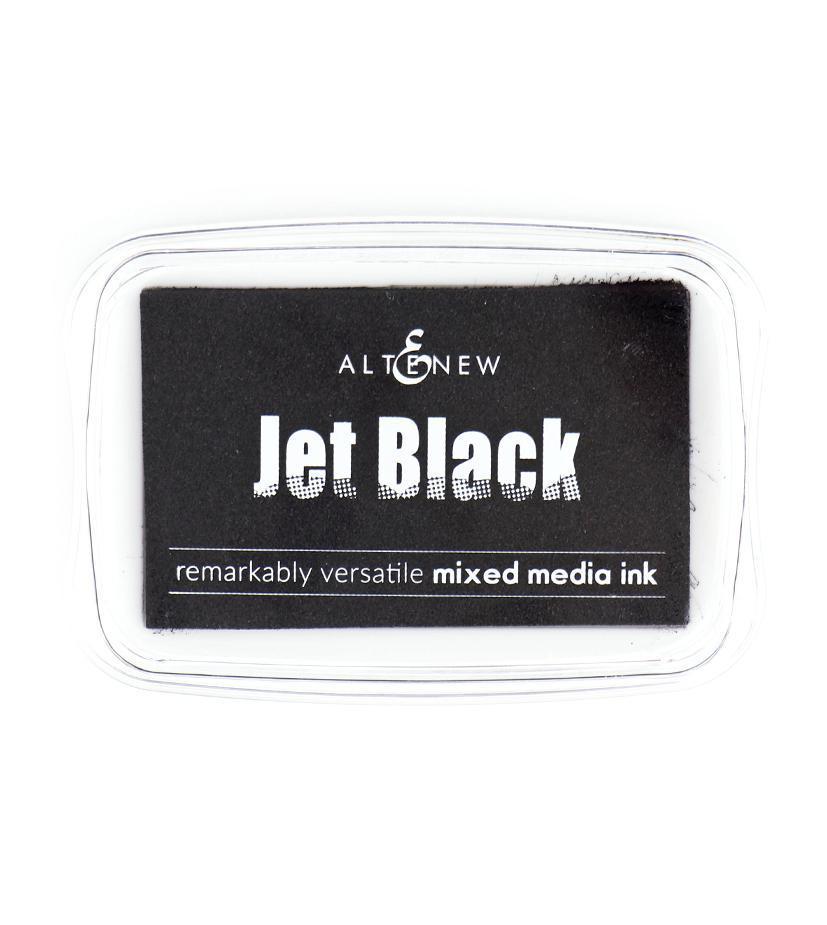 Jet Black - Mixed Media Ink