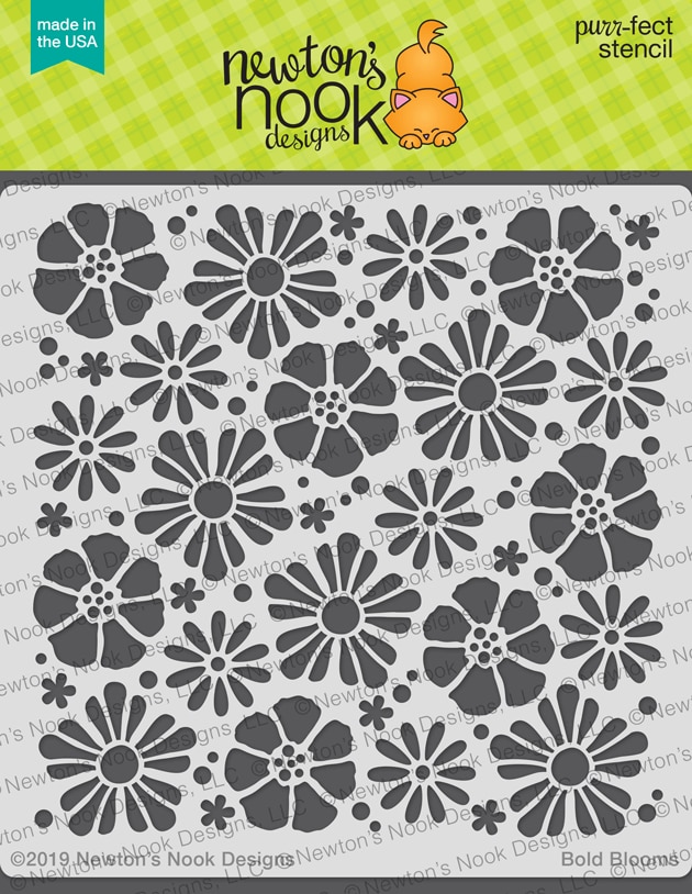 Bold Blooms - Stencil