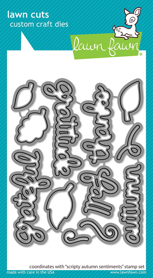 Scripty Autumn Sentiments - Lawn Cuts Scripty Autumn Sentiments - Lawn Cuts