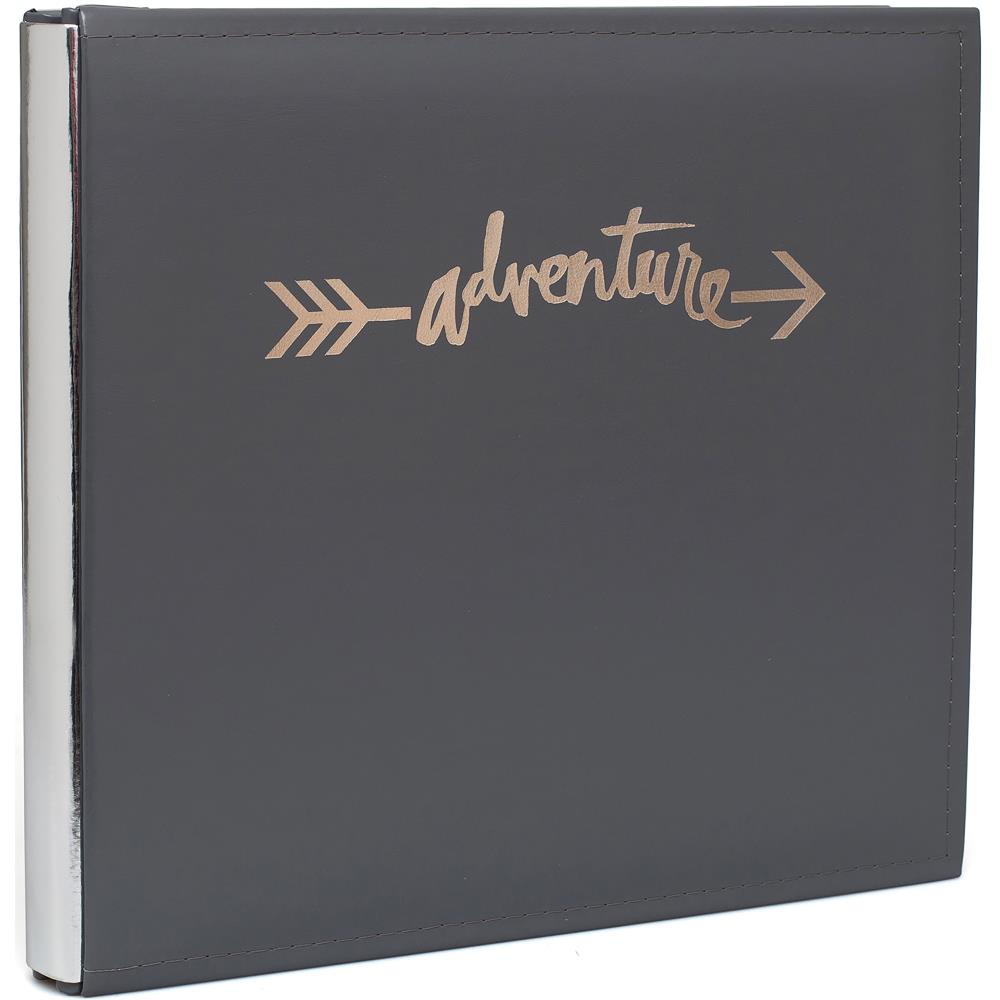 Gray - Post Bound Album - Storyline2 - Heidi Swapp - 12x12