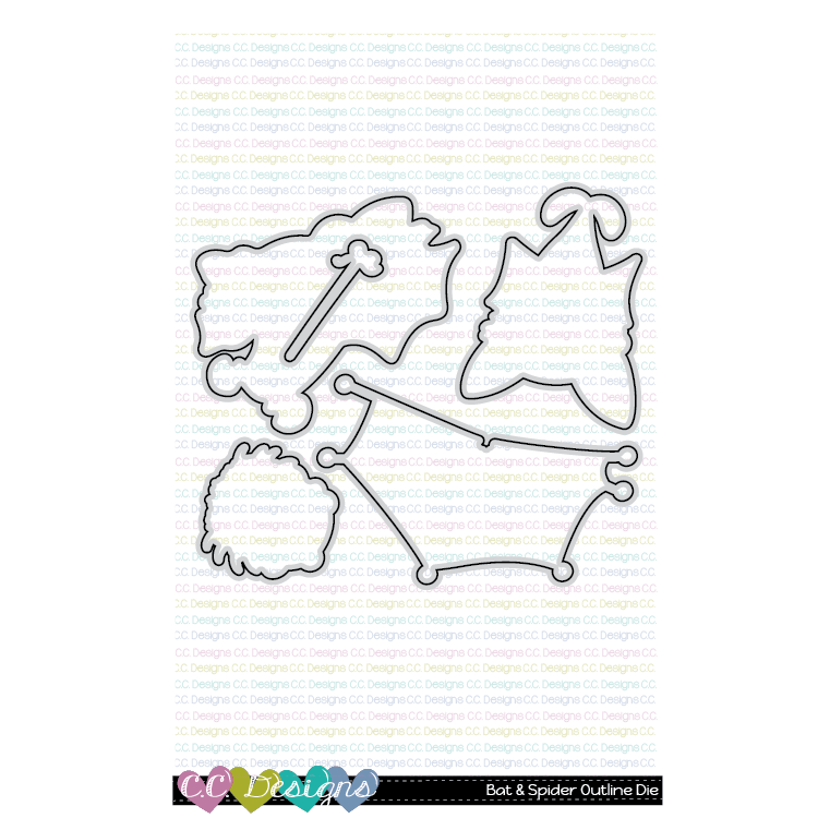 Bat & Spider - Outline Metal Die Bat & Spider - Outline Metal Die