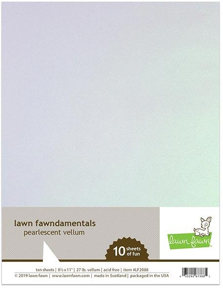 Pearlescent Vellum - Cardstock - Lawn Fawn Pearlescent Vellum - Cardstock - Lawn Fawn