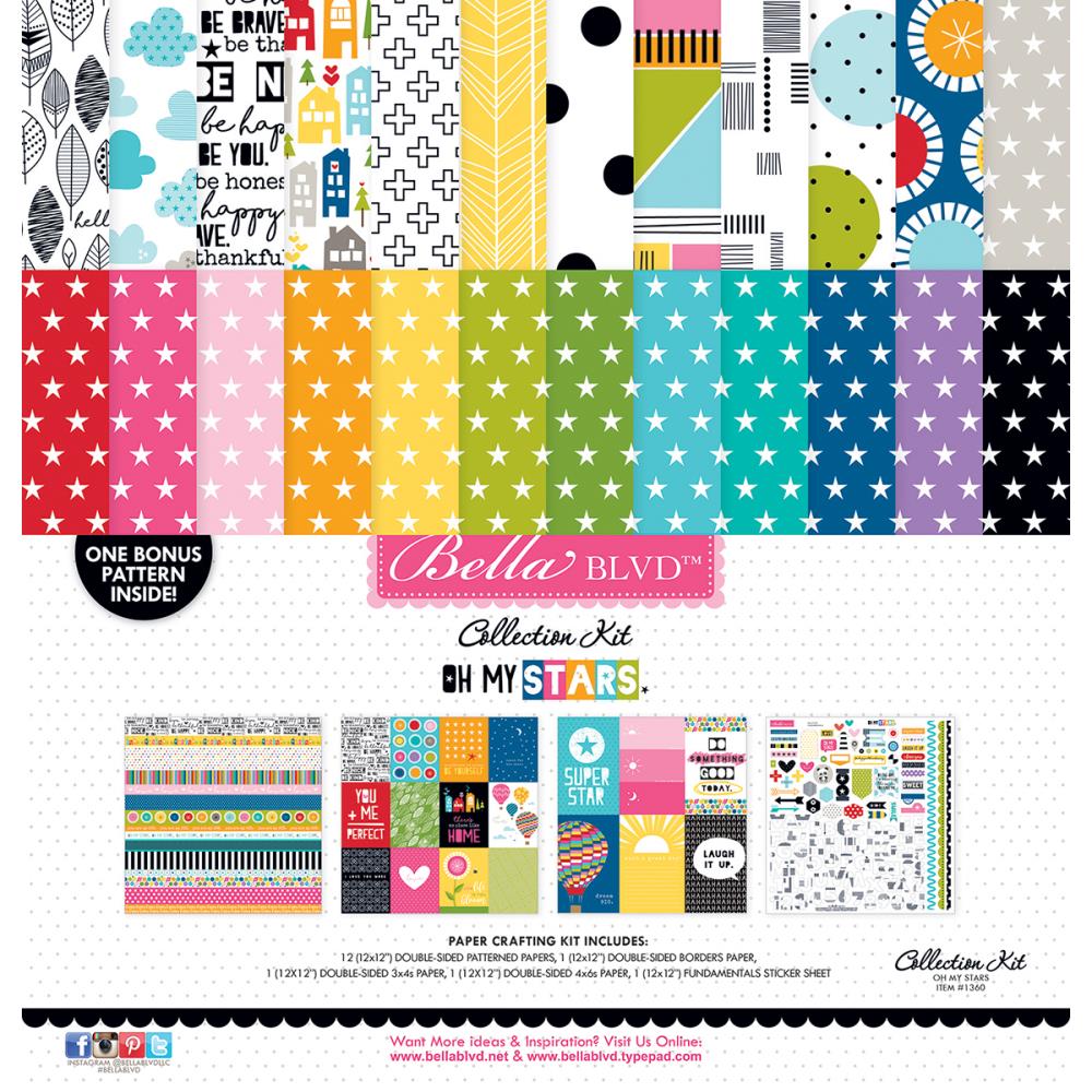 Bella Blvd Collection Kit 12"X12" - Oh My Stars