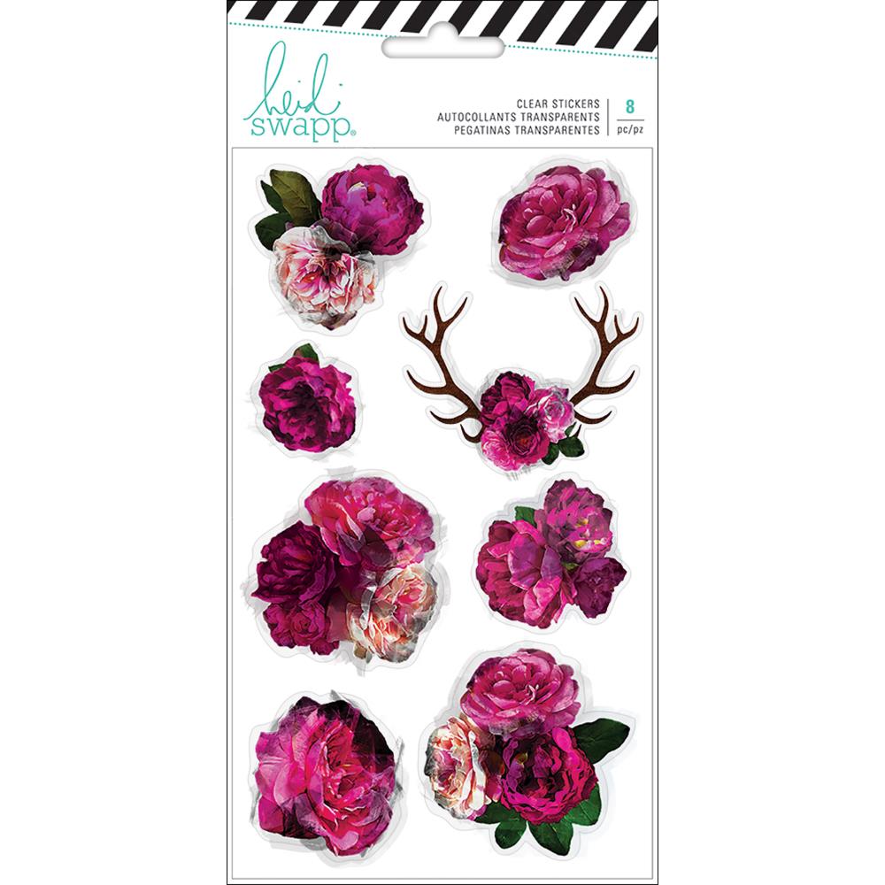 Floral - Hawthorne Clear Stickers Floral - Hawthorne Clear Stickers