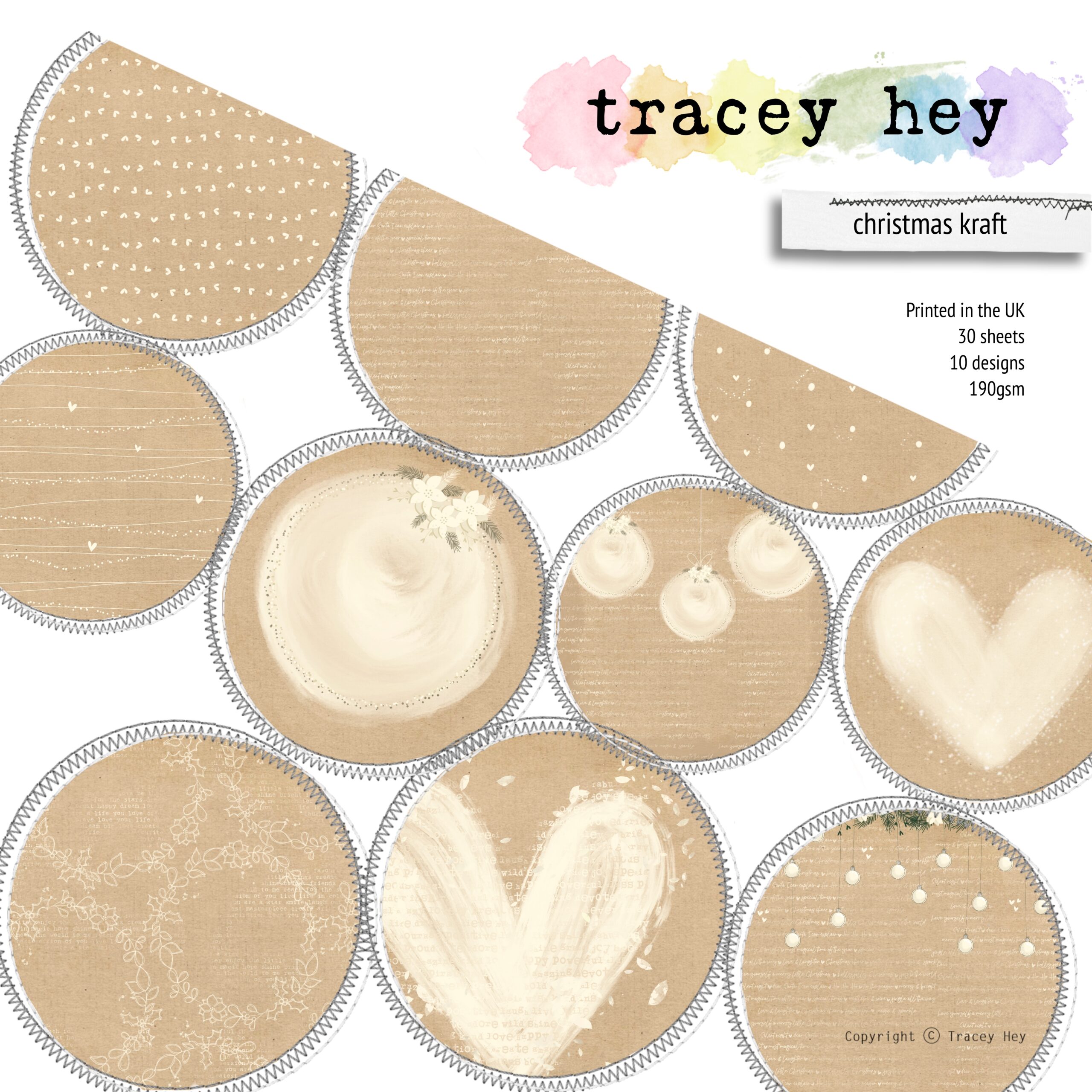 Christmas Kraft - Paper Pad Christmas Kraft - Paper Pad