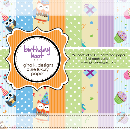 Birthday Hoot - GKD Patterned Paper Birthday Hoot - GKD Patterned Paper