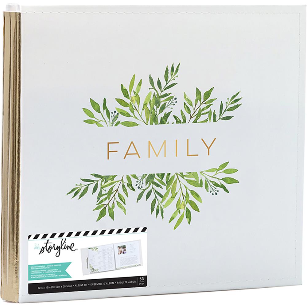 Family - Post Bound Album - Storyline2  - Heidi Swapp - 12x12