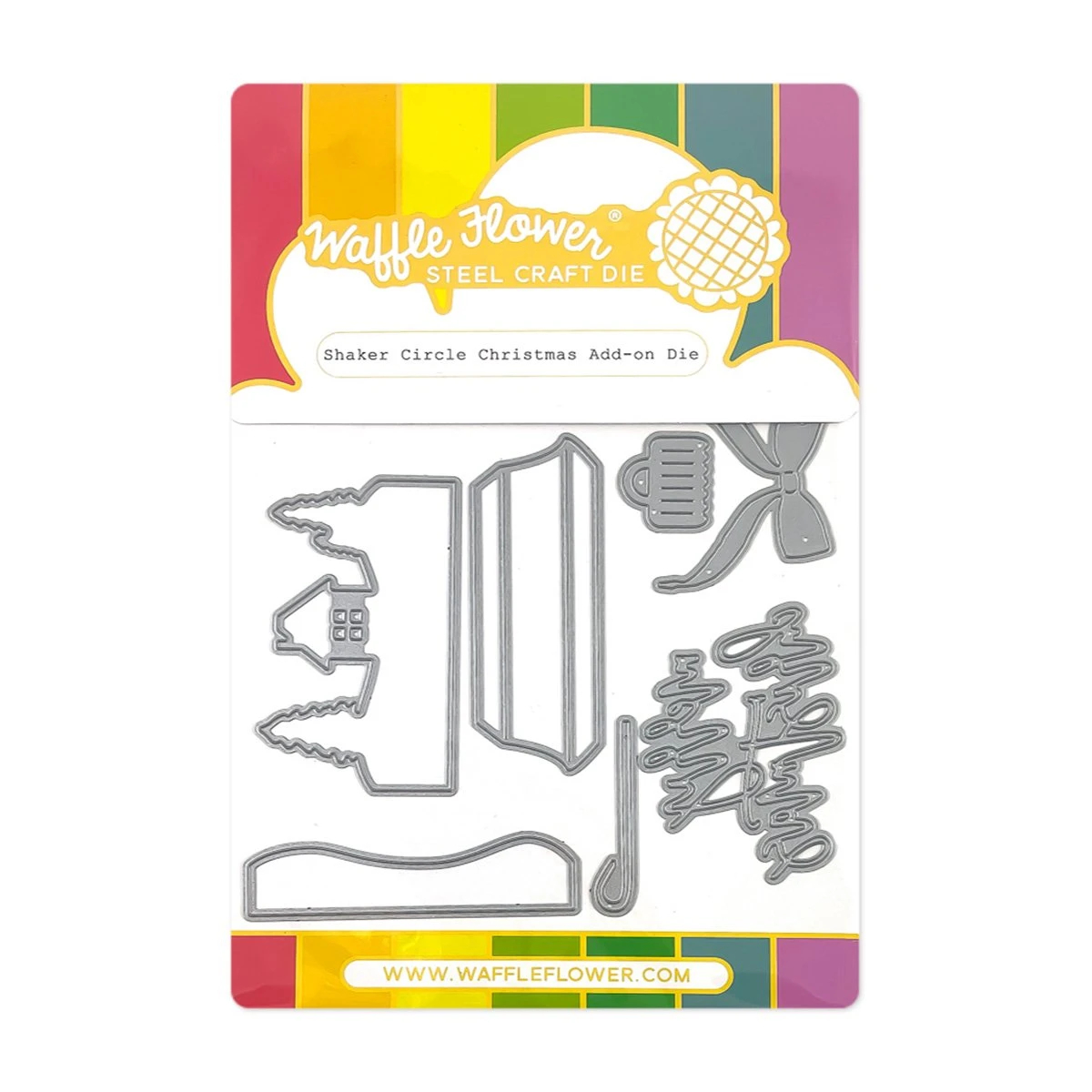 Shaker Circle Christmas Add-on - Die