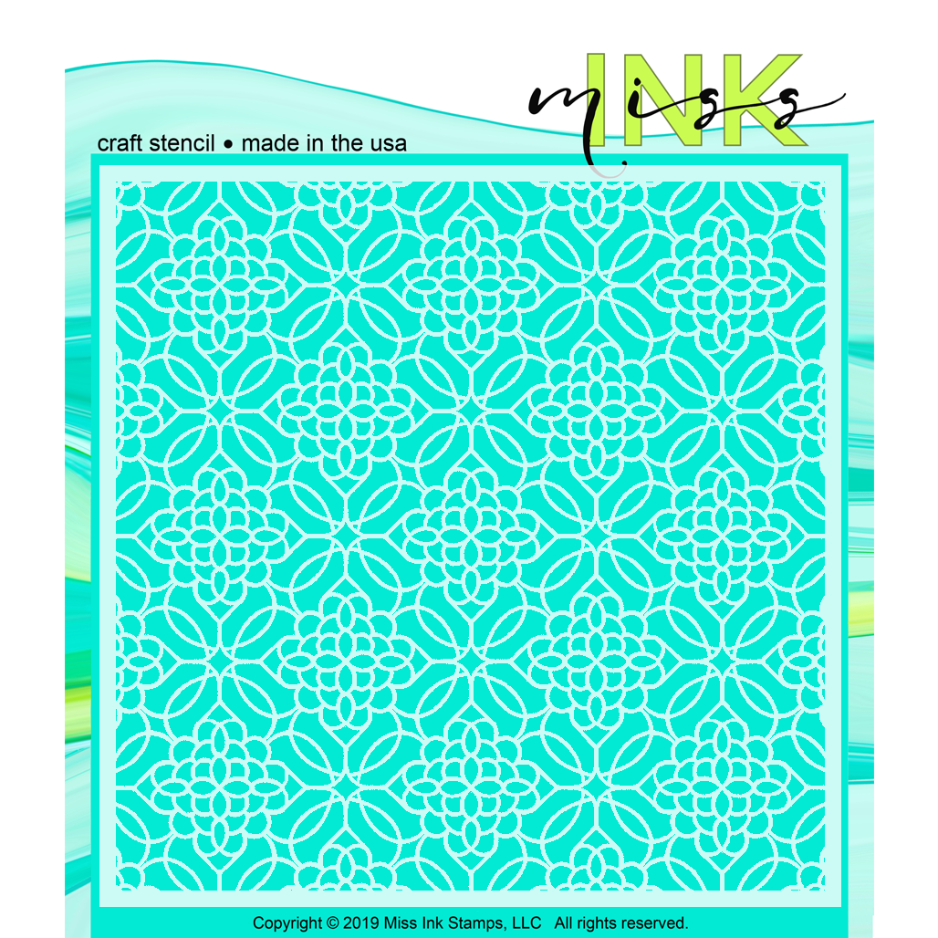 Heirloom Blooms - Stencil