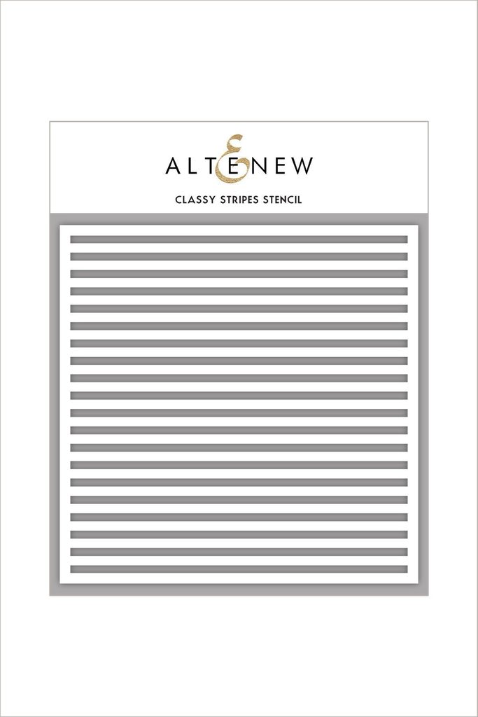 Classy Stripes - Stencil