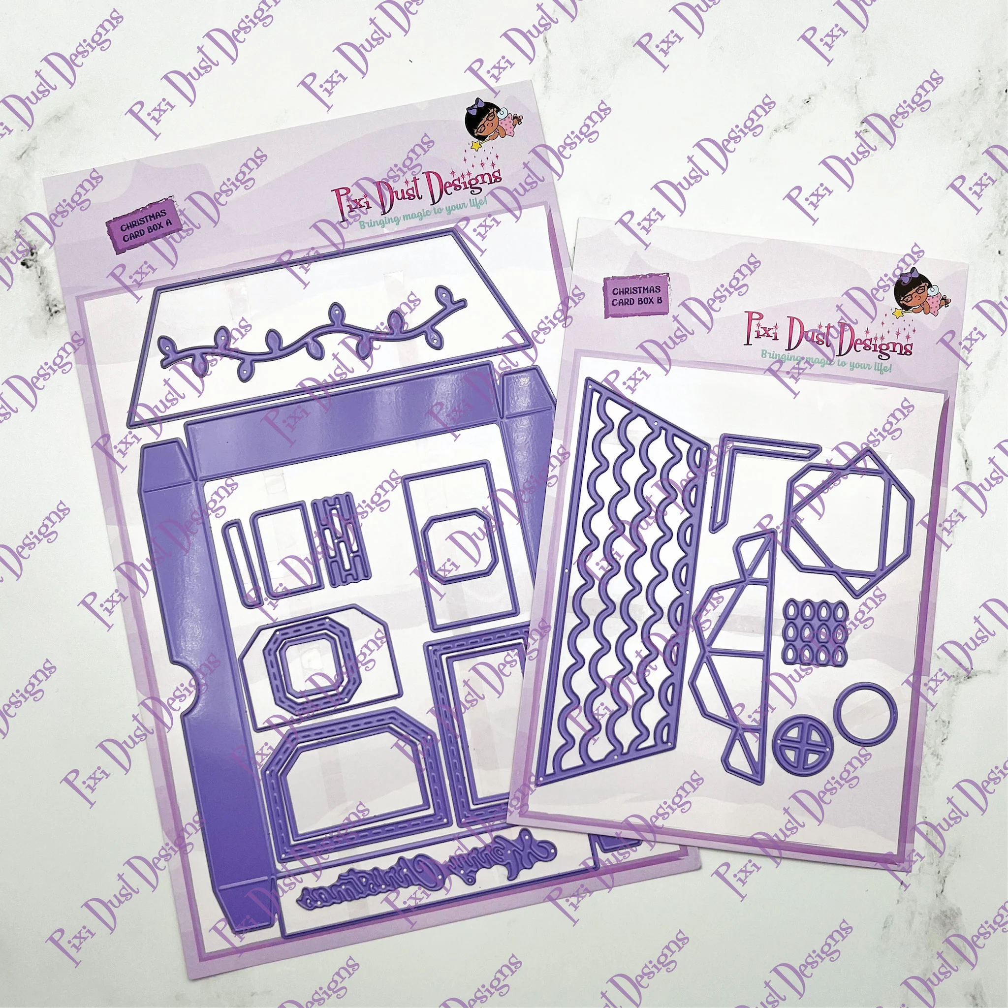 Christmas Card Box - Pixi Cuts Christmas Card Box - Pixi Cuts