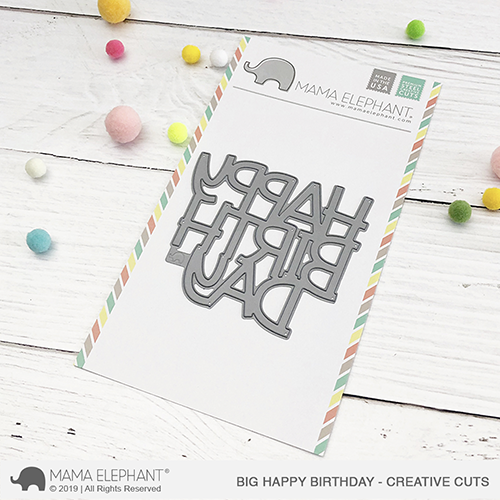 Big Happy Birthday - Creative Cuts