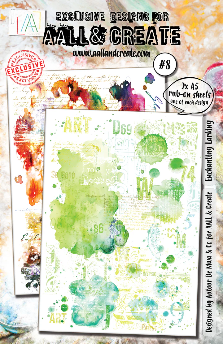 Enchanting Larking - #8 - A5 Rub-Ons Enchanting Larking - #8 - A5 Rub-Ons