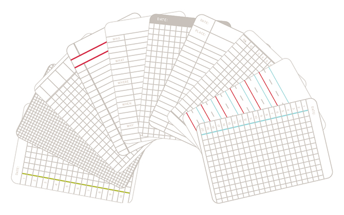 Ledger 4x6 Cards