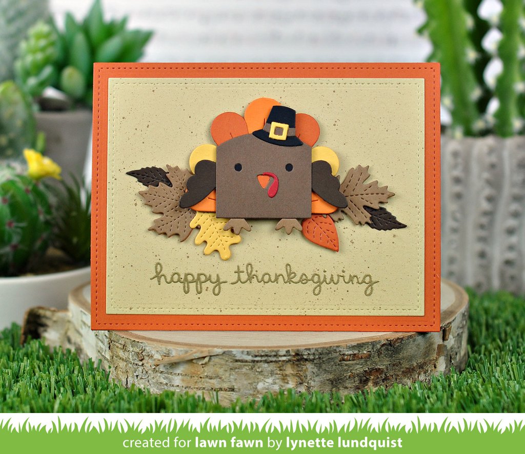 Tiny Gift Box Peacock and Turkey Add-on - Lawn Cuts Tiny Gift Box Peacock and Turkey Add-on - Lawn Cuts