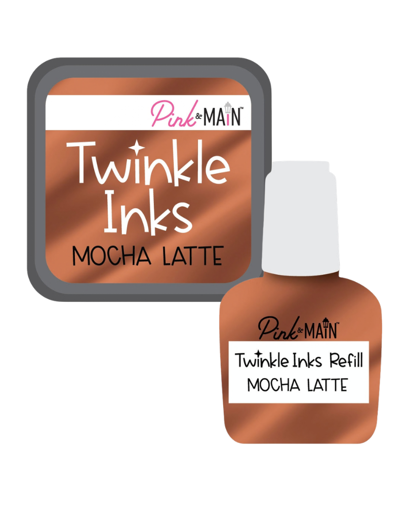 Mocha Latte - Twinkle Ink Pad + Refill - Pink & Main 