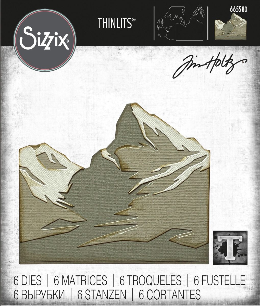 Mountain Top - Sizzix Thinlits Dies By Tim Holtz Mountain Top - Sizzix Thinlits Dies By Tim Holtz