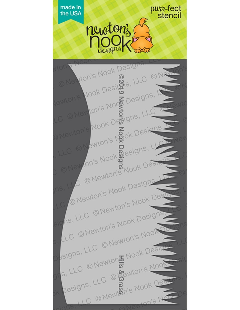 Hills & Grass - Stencil Hills & Grass - Stencil