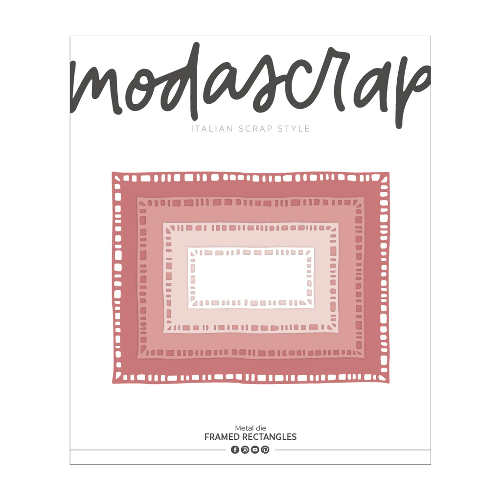Framed Rectangles - Modascrap Fustella  Framed Rectangles - Modascrap Fustella