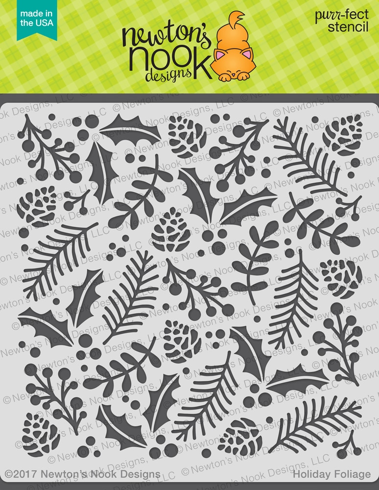 Holiday Foliage - Stencil