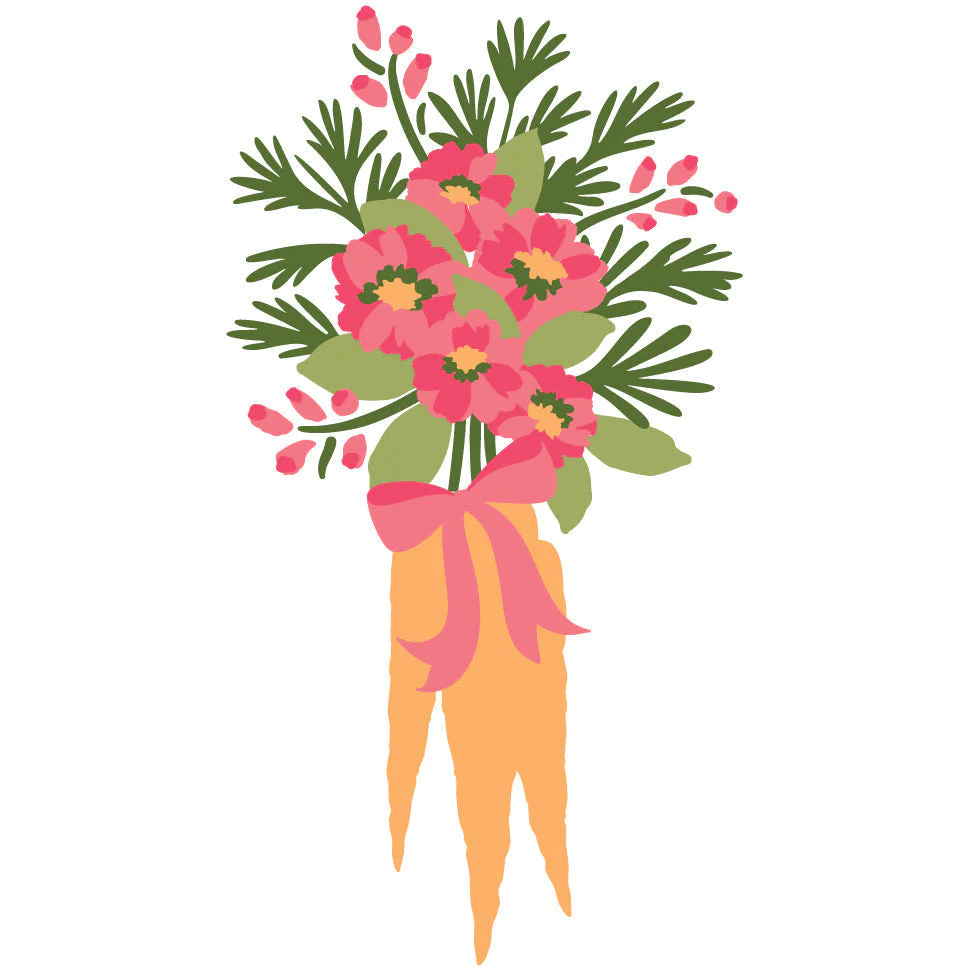 Garden Bouquet - Set Of 2 Coordinating Stencils