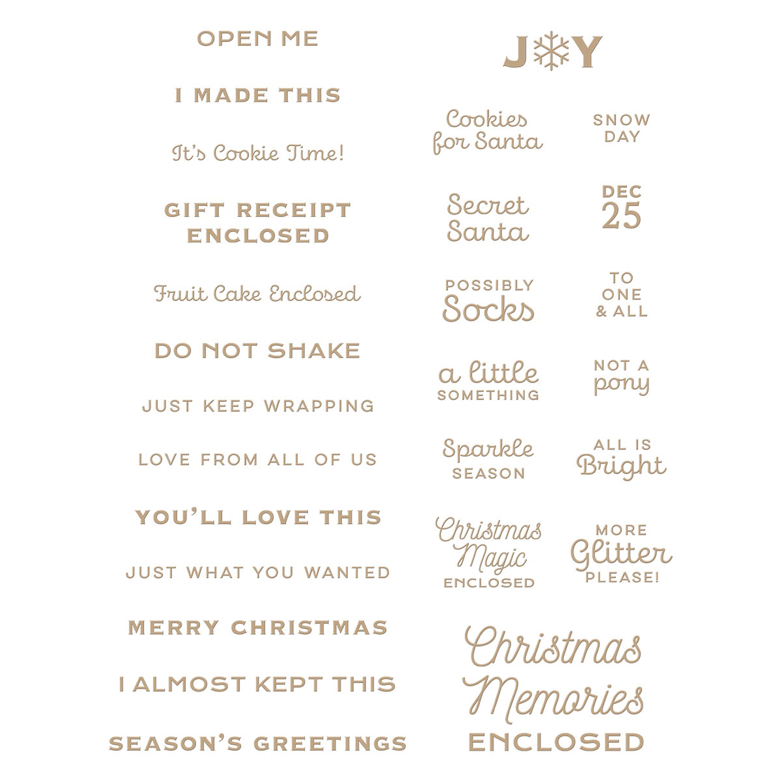 Christmas Magic Glimmer - Hot Foil Plate Christmas Magic Glimmer - Hot Foil Plate