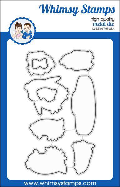 Penguin Farts Outline - Die Set