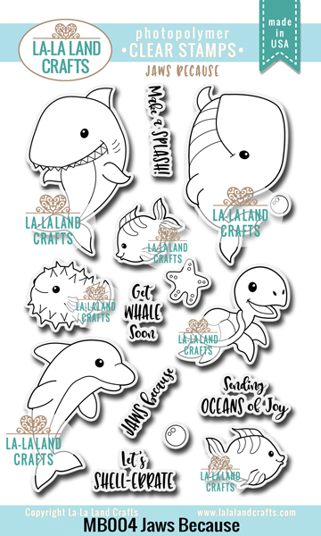 Jaws Because - Clear Stamp Set