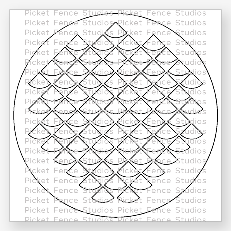 Fish Scales - Stencil