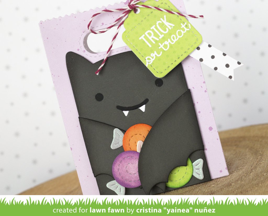 Woodland Critter Huggers Bat Add-On - Lawn Cuts