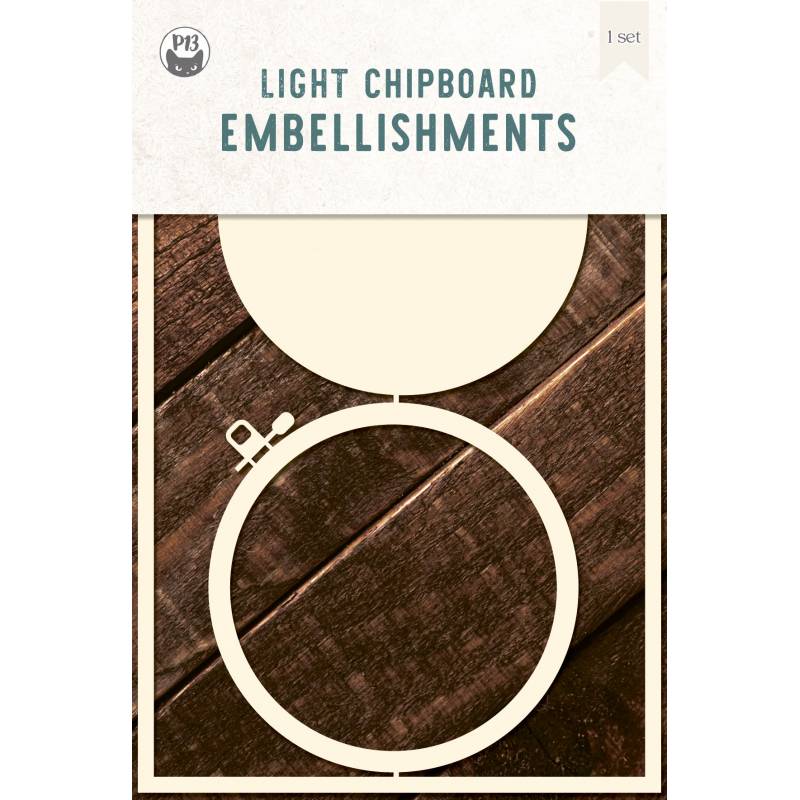 Base Embroidery Hoop 04 - Light Chipboard Embelishments